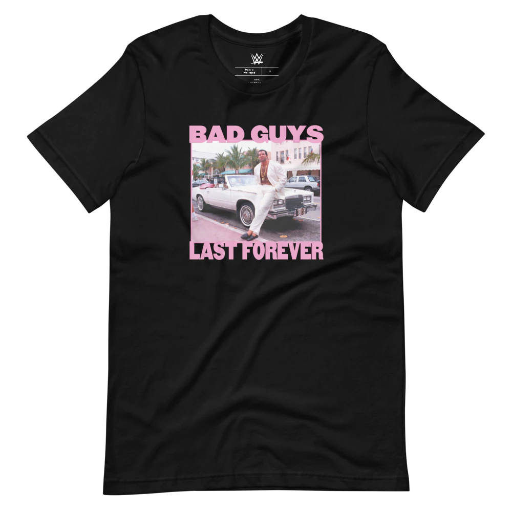 Razor Ramon "Bad Guys Last Forever" Photo TShirt Pro Wrestling Fandom