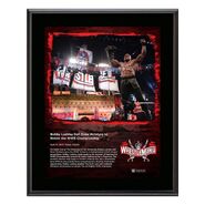 Bobby Lashley WrestleMania 37 10x13 Commemorative Plaque
