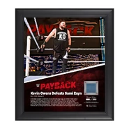 Kevin Owens Payback 2016 15 x 17 Framed Ring Canvas Photo Collage