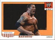 2008 WWE Heritage IV Trading Cards (Topps) Batista (No.4)