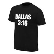 Stone Cold Steve Austin Dallas 3-16 Dallas Edition T-Shirt