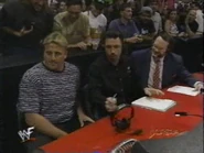 Owen Hart sits in on commentary