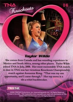 2009 TNA Knockouts (Tristar) Taylor Wilde (No.16) | Pro Wrestling | Fandom
