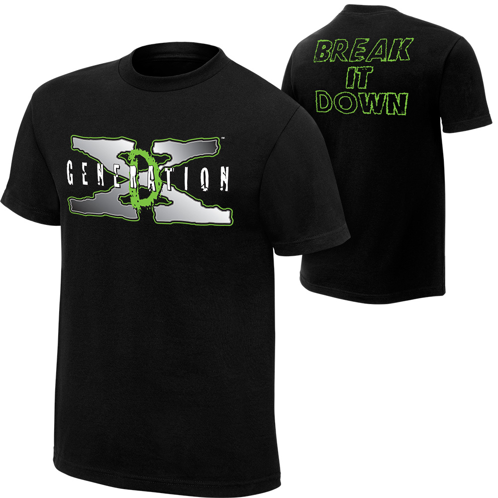 D Generation X Break It Down T Shirt Pro Wrestling Fandom