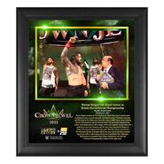 Roman Reigns Crown Jewel 2021 15x17 Commemorative Plaque