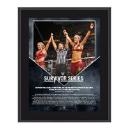 Bayley & Charlotte Survivor Series 2016 10 x 13 Commemorative Photo Plaque