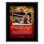 Brock Lesnar Day 1 2022 10x13 Commemorative Plaque