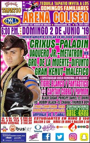CMLL Guadalajara Domingos (June 2, 2019)poster