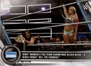 2020 WWE Women's Division Trading Cards (Topps) Alexa Bliss & Nikki Cross (No.62)