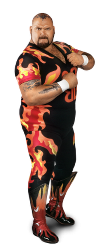 WWE BAM BAM BIGELOW P-262 OFFICIAL LICENSED 8X10 PROMO PHOTO VERY