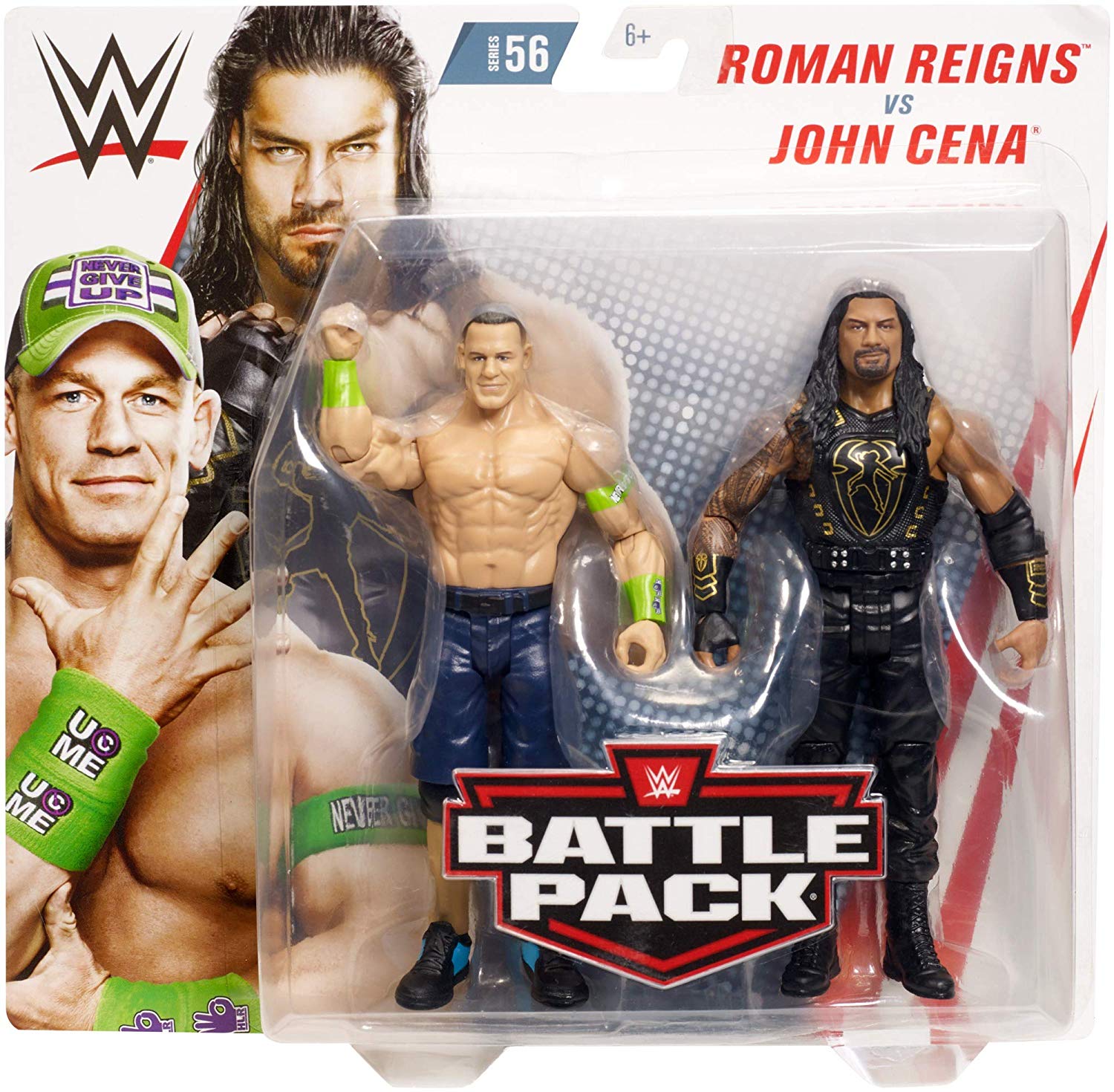 kapok Spelling pen WWE Battle Packs 56 John Cena & Roman Reigns | Pro Wrestling | Fandom
