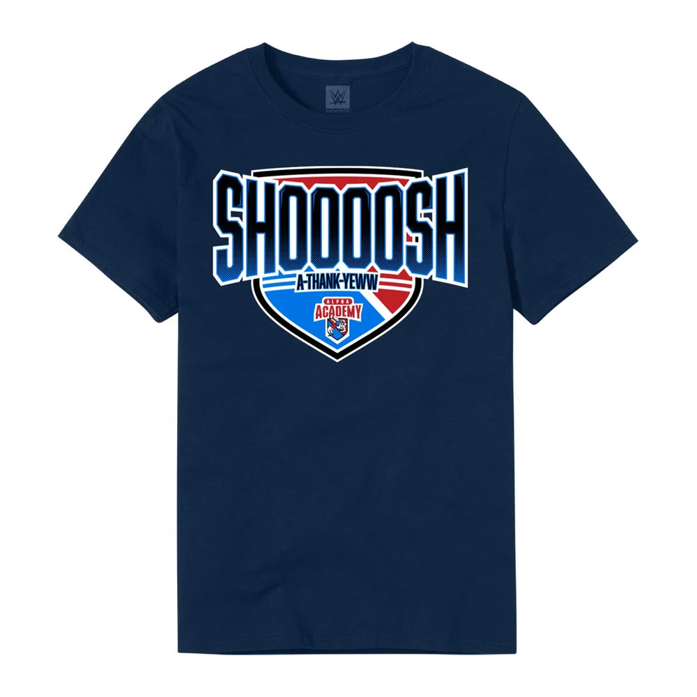 Alpha Academy "Shoooosh AThankYeww" TShirt Pro Wrestling Fandom