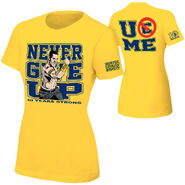 John Cena "10 Years Strong" Gold Women's T-Shirt