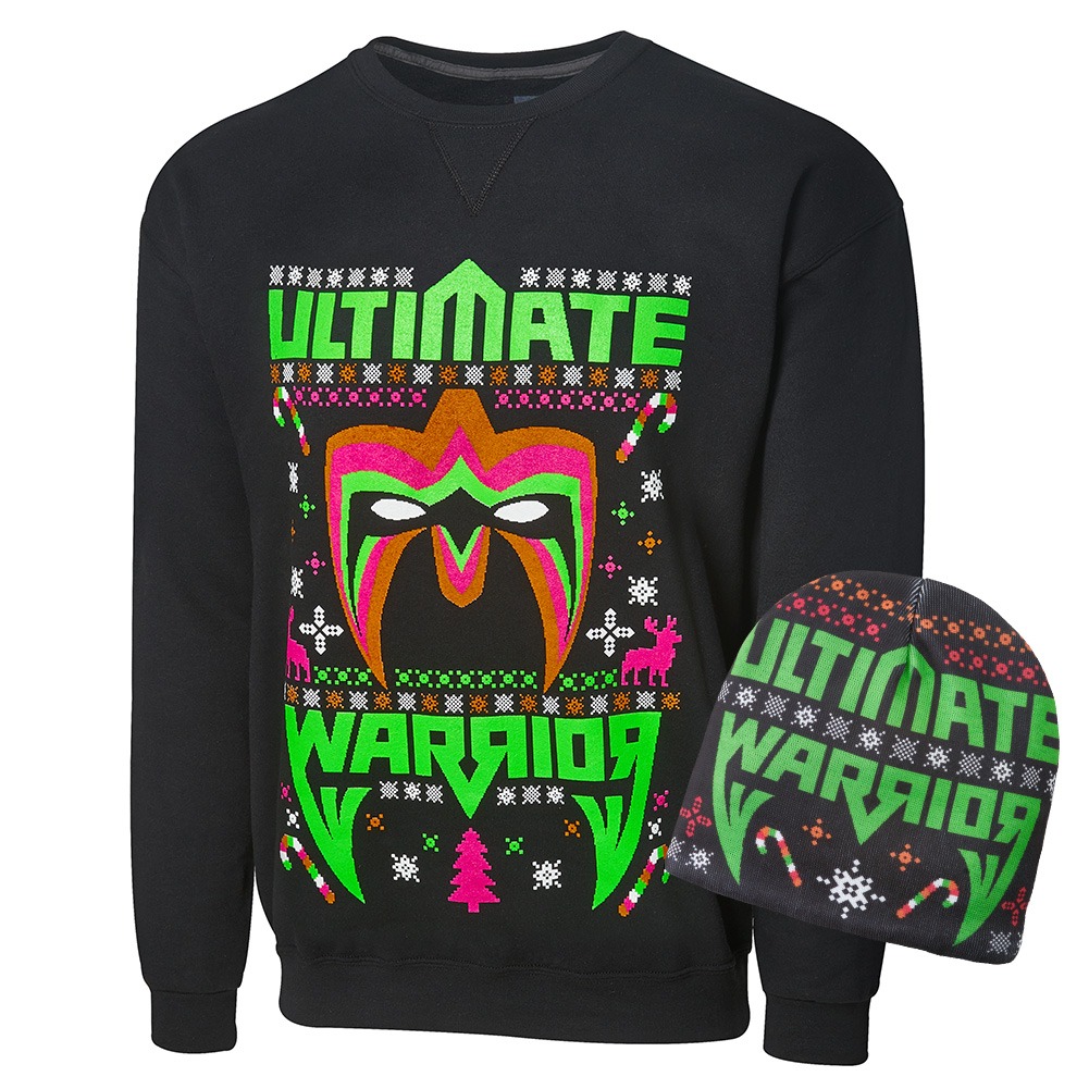 Ultimate warrior ugly christmas sweater new arrivals