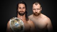 Seth Rollins (c) vs. Dean Ambrose for the WWE Intercontinental Championship