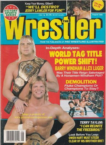 The Wrestler - August 1988