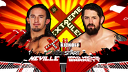 Neville defeated Bad News Barrett