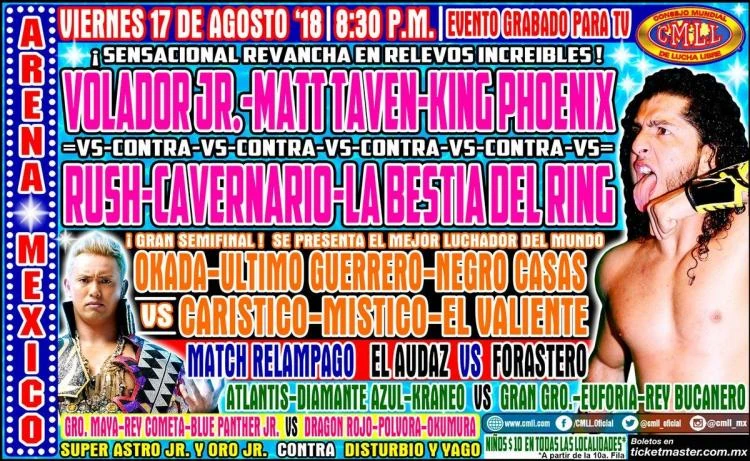 CMLL Super Viernes (August 17, 2018) Pro Wrestling Fandom
