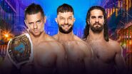 The Miz (c) vs. Seth Rollins vs. Finn Bálor in a Triple Threat match for the WWE Intercontinental Championship