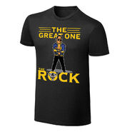 WWE x NERDS The Rock The Great One Cartoon T-Shirt