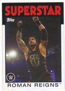 2016 WWE Heritage Wrestling Cards (Topps) Roman Reigns (No.29)