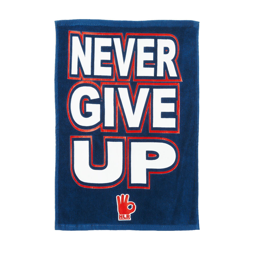 John Cena Never Give Up Authentic Blue Rally Towel 