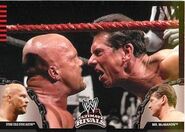 2008 WWE Ultimate Rivals (Topps) Stone Cold Steve Austin vs. Mr. McMahon (No.42)