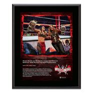 Shayna Baszler & Nia Jax WrestleMania 37 10x13 Commemorative Plaque