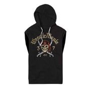 WrestleMania 37 Skull & Swords Sleeveless Hoodie Sweatshirt