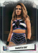 2021 WWE Chrome Trading Cards (Topps) Dakota Kai (No.79)