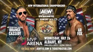 Orange Cassidy (c) vs. AR Fox for the AEW International Championship