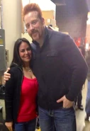 Karina and WWE's Sheamus.