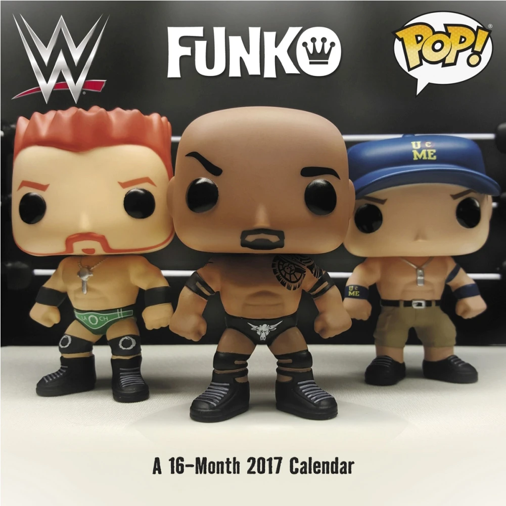 WWE Funko Wall Calendar Pro Wrestling Fandom