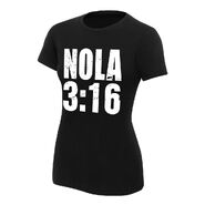 "NOLA 3:16" Stone Cold Steve Austin Women's Authentic T-Shirt