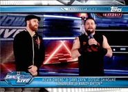 2019 WWE Road to WrestleMania Trading Cards (Topps) Kevin Owens & Sami Zayn (No.65)