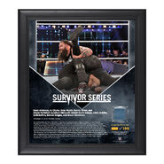Bray Wyatt Survivor Series 2016 15 x 17 Framed Plaque w Ring Canvas