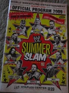 SummerSlam 2009 Program