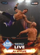 2013 TNA Impact Wrestling Live Trading Cards (Tristar) AJ Styles (No.75)
