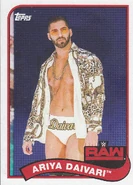2018 WWE Heritage Wrestling Cards (Topps) Ariya Daivari (No.112)