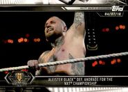 2019 WWE NXT (Topps) Aleister Black (No.16)