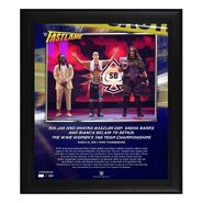 Nia Jax & Shayna Baszler FastLane 2021 15 x 17 Commemorative Plaque