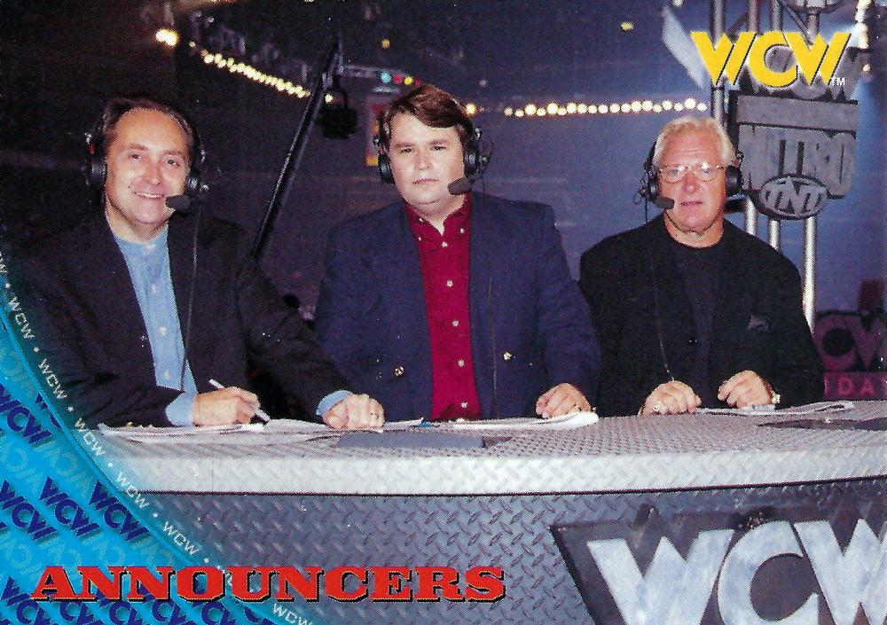 1998 WCW-nWo Nitro (Topps) Mike Tenay-Tony Schiavone-Bobby