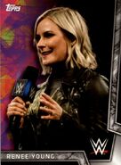 2018 WWE Women’s Division (Topps) Renee Young (No.24)