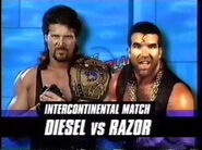 Razor Ramon vs. Diesel for the WWF Intercontinental Championship