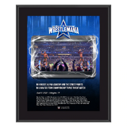 RK-Bro WrestleMania 38 10x13 Commemorative Plaque