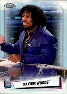 2021 WWE Chrome Trading Cards (Topps) Xavier Woods (No.45)