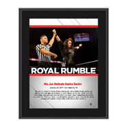 Nia Jax Royal Rumble 2017 10 x 13 Commemorative Photo Plaque