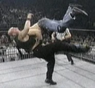 Big Vito hitting a DDT.