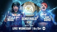 Nyla Rose vs. Ruby Soho in a AEW TBS Championship Tournament Semi Final Match