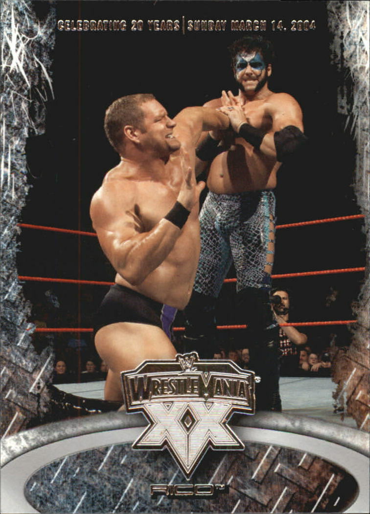 2004 FLEER WWE WRESTLEMANIA XX NEAR COMPLETE SET 83/84 MINT *INV6329 